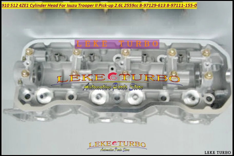 910 512 4ZE1 Головка блока цилиндров 8-97129-613 8-97111-155-0 для Isuzu Trooper II пикап Bighorn MU 2.6L 2559cc