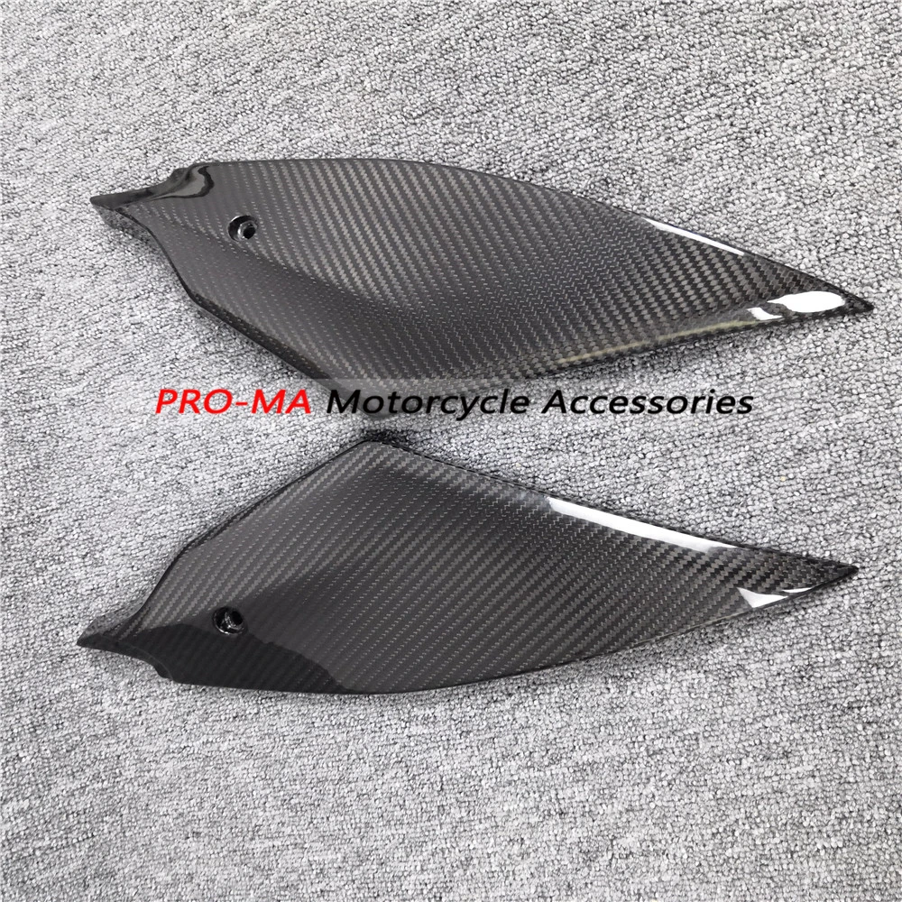 Боковые Крышки для мотоцикла из углеродного волокна для Yamaha R6+ Twill глянцевая ткань