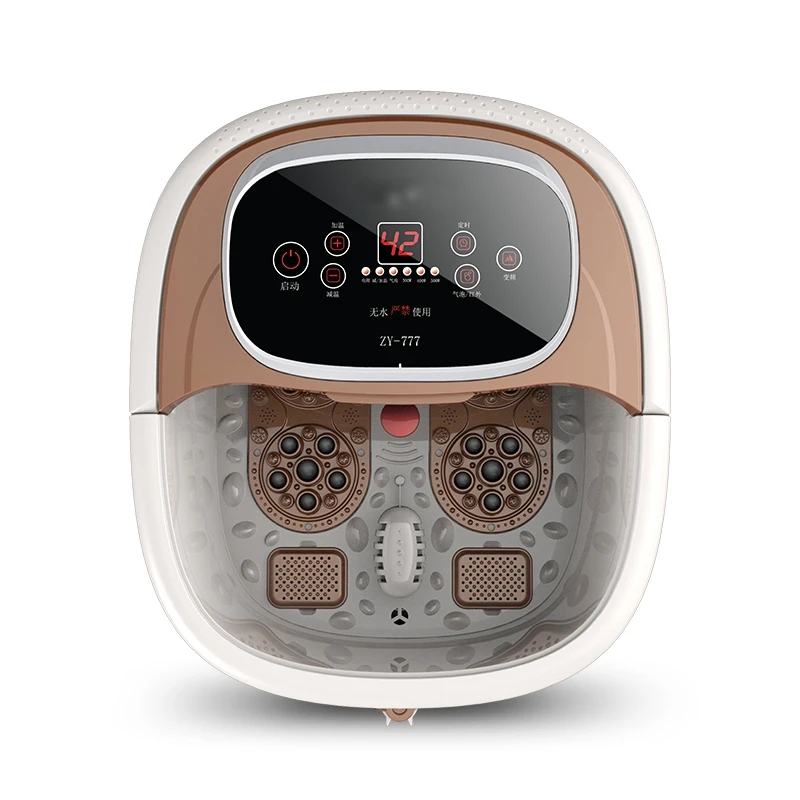 Fully-automatic foot massager electric foot bath thermostated pediluvium device bucket feet massage spa pedicure machine