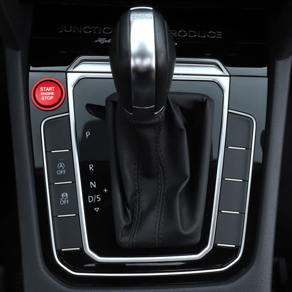 Алюминиевая Накладка для кнопки запуска и остановки двигателя Volkswagen VW Jetta MK7 Passat B8