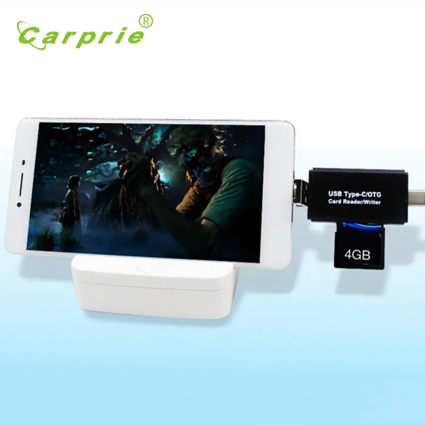 Binmer Новый 3 в 1 Micro USB OTG к 2 0 адаптер SD/Micro SD кардридер Стандартный 17Jun21 Прямая