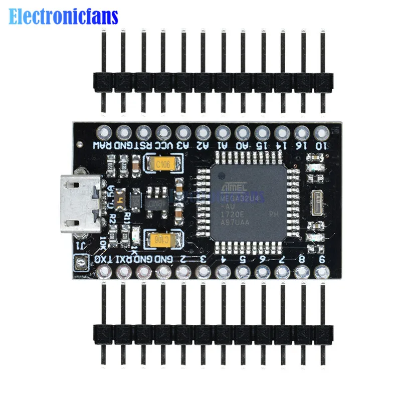 ATmega32U4 Mega32U4 5 в 16 МГц модуль Pro Micro Usb плата контроллера для Arduino Nano Mini Leonardo ATMEGA32U4 AU с