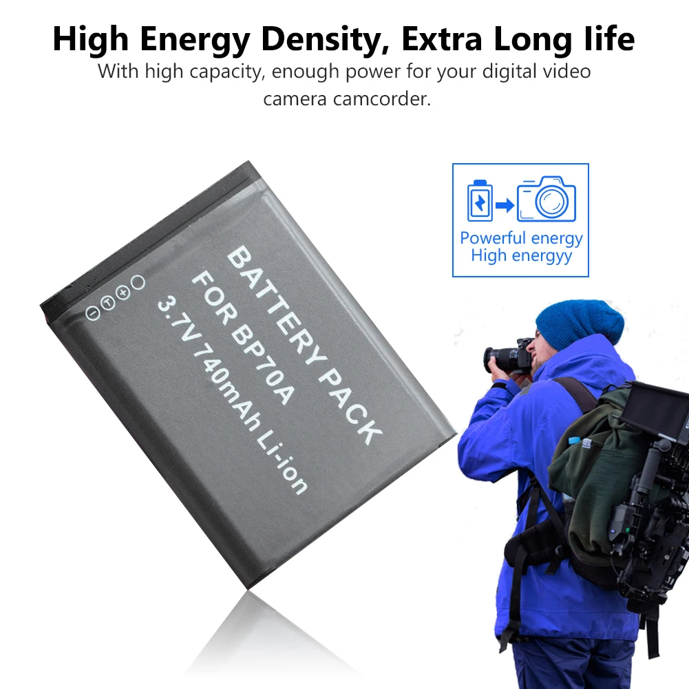 Литиевые аккумуляторы для камеры Samsung TL105 TL110 TL125 TL205 WB30F WB35F WB50F WB51F WB52F WP10 DV50 DV90 PL20 1/2x3