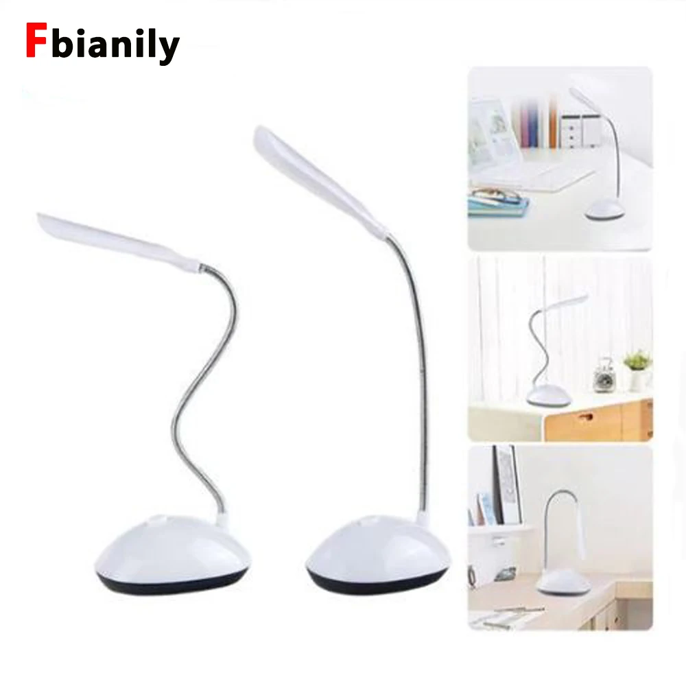 Mini 4 LED Reading Eye Protection Desk Lamp Power Flexible Battery Powered Led Foldable Table Light For Study | Лампы и освещение