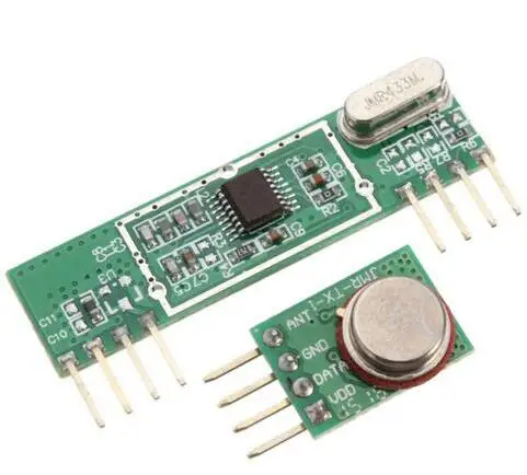 433 МГц Супергетеродинный 3400 RF передатчик и приемник комплект для Arduino ARM MCU |