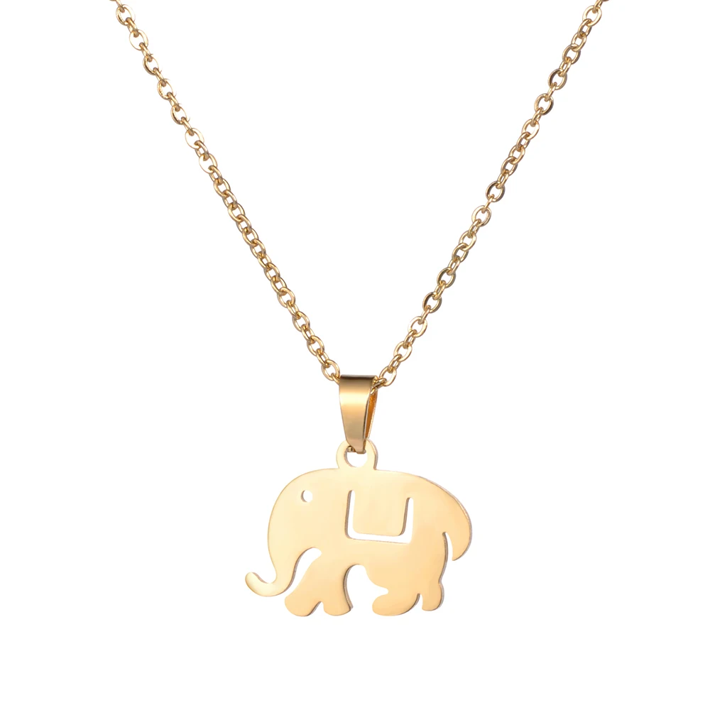 ZooMango Модные наборы из нержавеющей стали для женщин и девочек ожерелье в форме