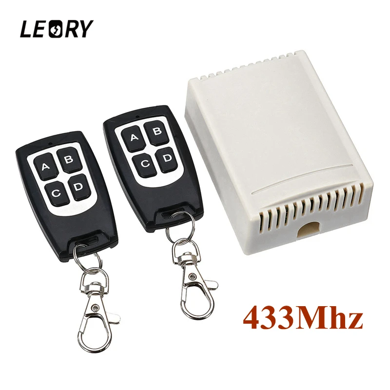 Универсальный беспроводной пульт дистанционного управления LEORY 12 в 4 канала 433