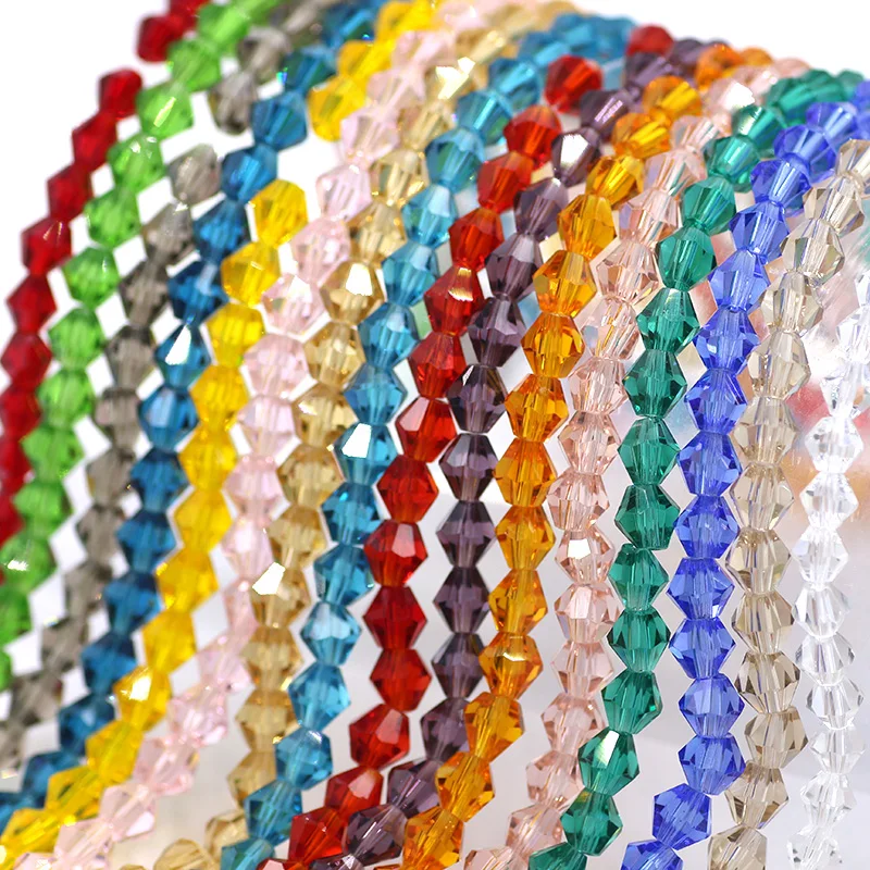 Бусины биконусные из австрийского хрусталя 40 шт. 8 мм|glass beads|crystal beadsspacer beads |