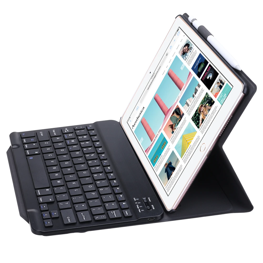 Kemile для iPad Air 3 10 5 дюйма 2019 чехол клавиатура с футляром Apple Pencil ультратонкий