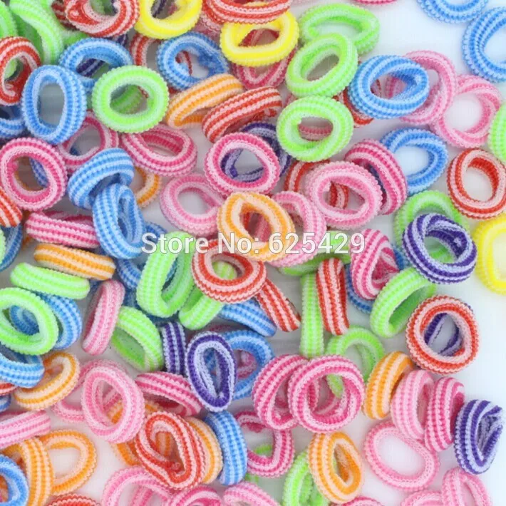 50pcs Lot children scrunchy mix black elastic of hair accessories for girls kids rubber band ties rope baby headbands | Детская одежда