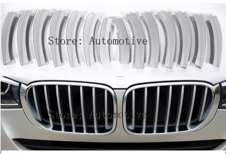 14 шт. передняя крышка для гриля отделка ABS хромированные Блестки BMW X3 f25 2011 2017