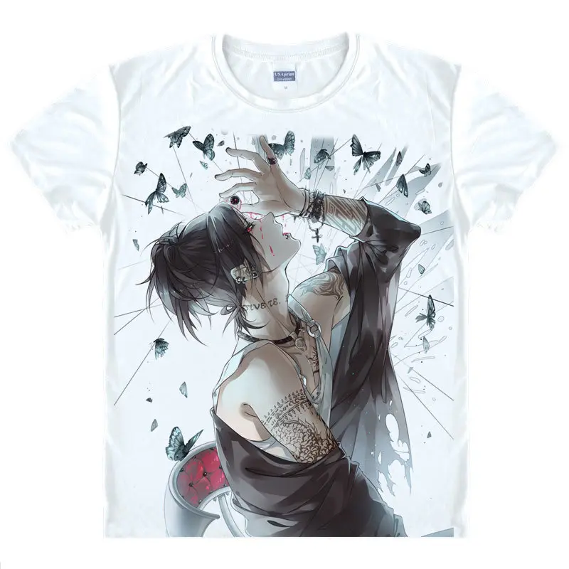 Toka футболка Kirishima Renji Yomo классные футболки аниме одежда Симпатичные милые рубашки
