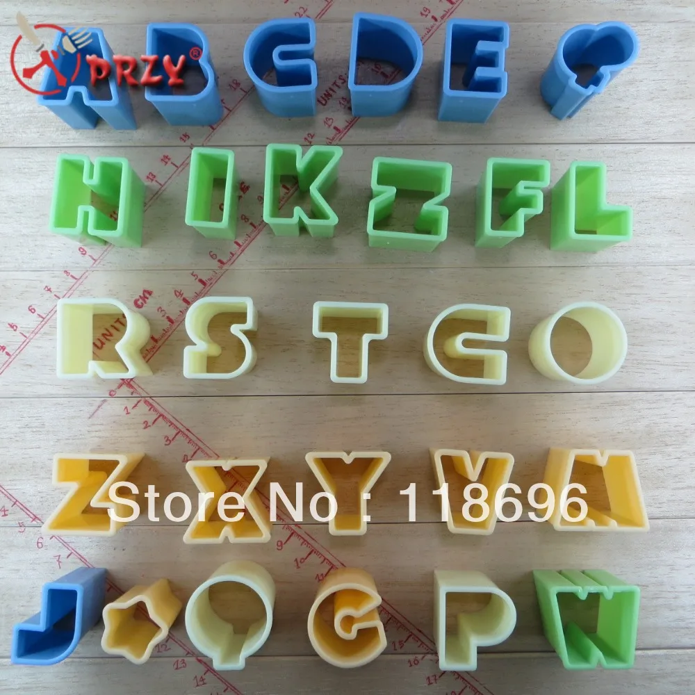Пресс форма для печенья 26 букв Форма украшения номер: CO130|cookie stamp|cookie cuttercookie press |
