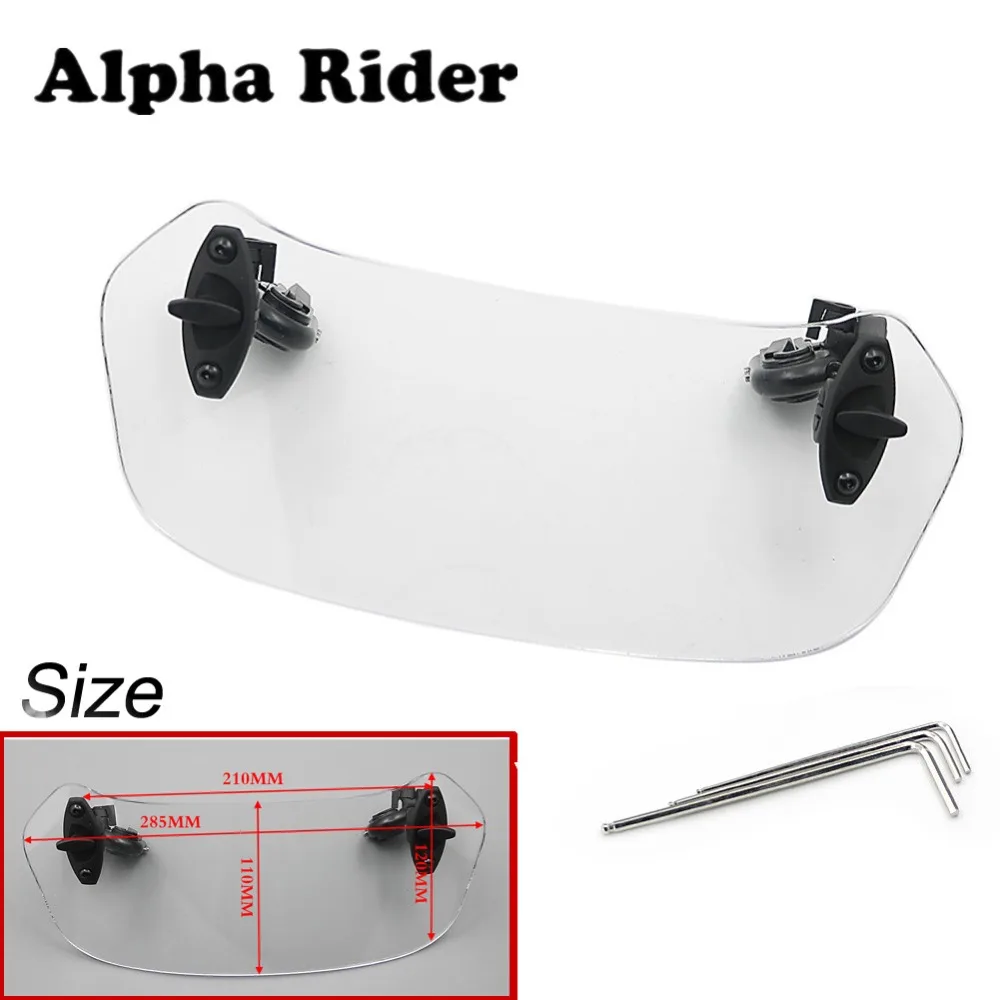Универсальный Регулируемый ветровое стекло спойлер дефлектор воздуха для Harley
