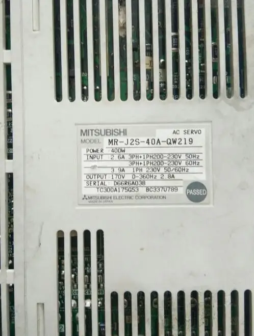 

Servo drive MR-J2S-40A-S133T010 , USED 80% appearance new ,3 months warranty , in stock free shipping
