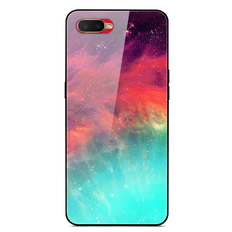 Для OPPO RX17 Neo чехол из закаленного стекла силиконовый бампер жесткая стеклянная задняя крышка для OPPO RX 17 Neo чехол Funda RX17 Neo RX17Neo