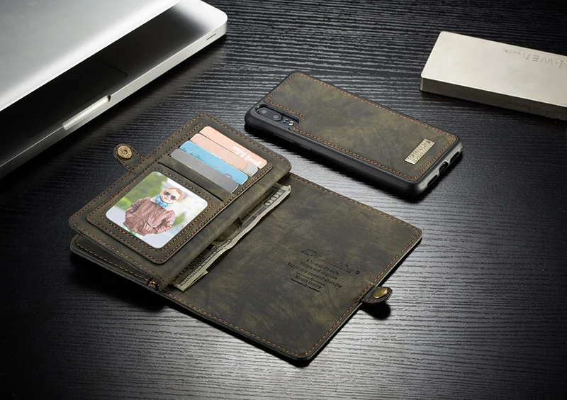 CaseMe из натуральной кожи кошелек чехол для телефона чехол для huawei Коврики 20 P30 P20 Pro/Коврики 20 P20 P30 многофункциональный чехол денежных карман для карт