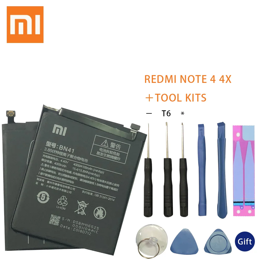 Xiaomi Redmi 4A Note 3 3 Pro 3 3 S 3X 4X батарея Hongmi 4A 3 S 4X MTK Helio X20 Note 4 global Snapdragon 625 батарея+ Инструменты