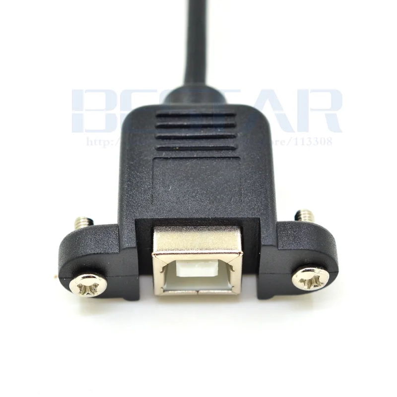 Кабель с прямым углом 0 5 м USB 3 1 Type C папа на 2 B Тип мама для монтажа панели 50 см