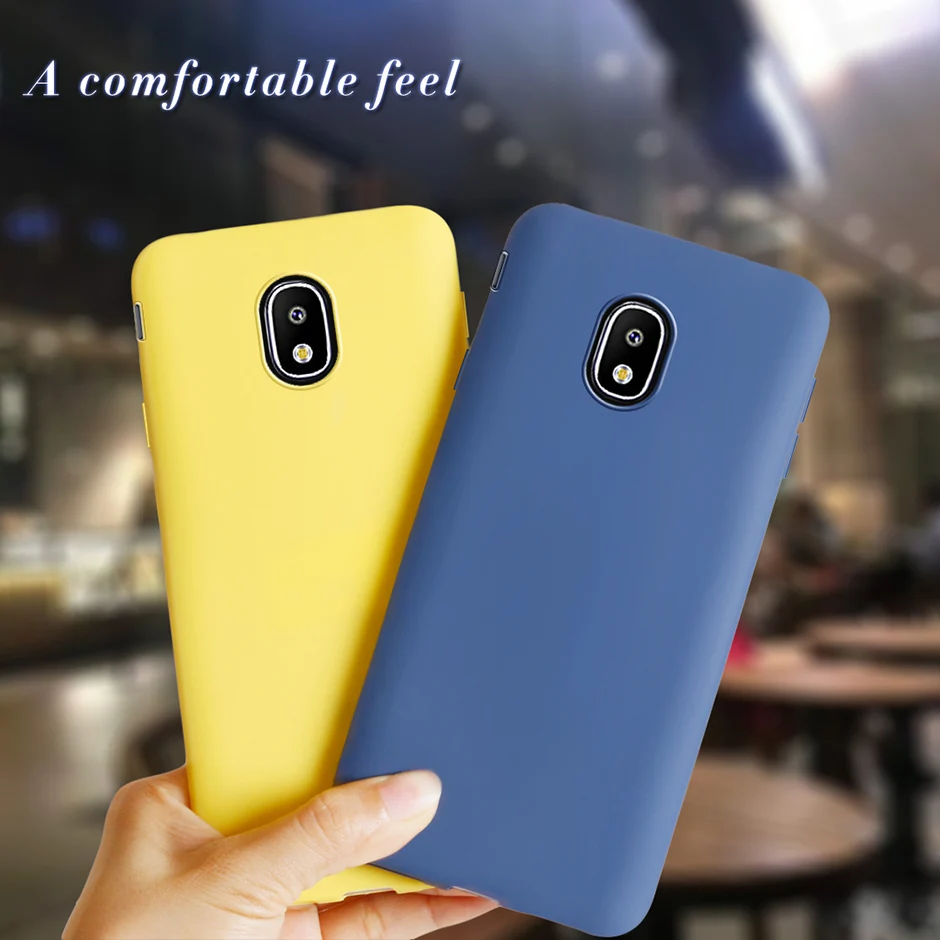 Фото Силиконовый чехол карамельных цветов для Samsung Galaxy J3 2017, мягкий чехол из ТПУ для Funda Samsung J3 2017 EU J330F SM-J330 №2