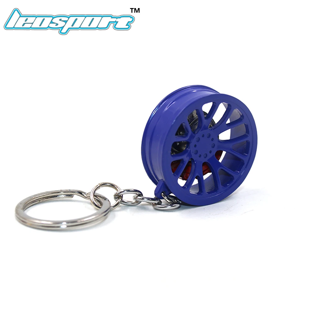LEOSPORT-RIM брелок для ключей колеса автомобиля Nos турбо брелок металлический с тормозными дисками 003
