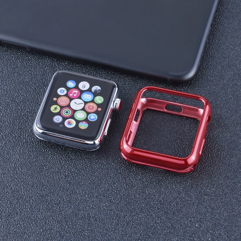 Тонкий мягкий чехол ProBefit из ТПУ для Apple Watch серии 1 2 3 38 мм 42 мм защитный чехол для iwatch серии 4 5 40 мм 44 мм