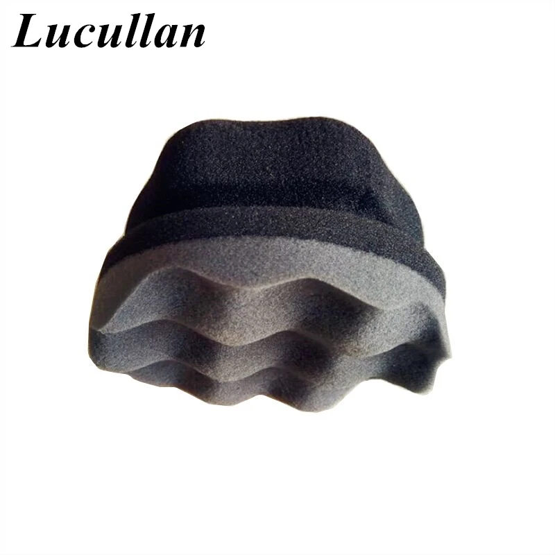 

Lucullan Make Detailing Easier Wave Type Tire Dressing Tools Hex Grip Applicator Handheld Tire Waxing Sponge