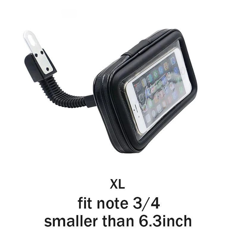 5.7-6.3 inch Screen Almxm Универсальный Велосипедный мотоцикл MTB велосипедный держатель для телефона водонепроницаемый чехол для руля держатель для iPhone samsung - Цвет: 5.7-6.3 inch Screen