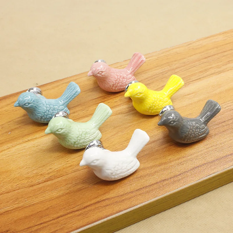 

Drawer Dresser Cabinet Knobs Kitchen Cabinet Knob Door Pull Furniture Handle for Kids Colorful Ceramic Knob