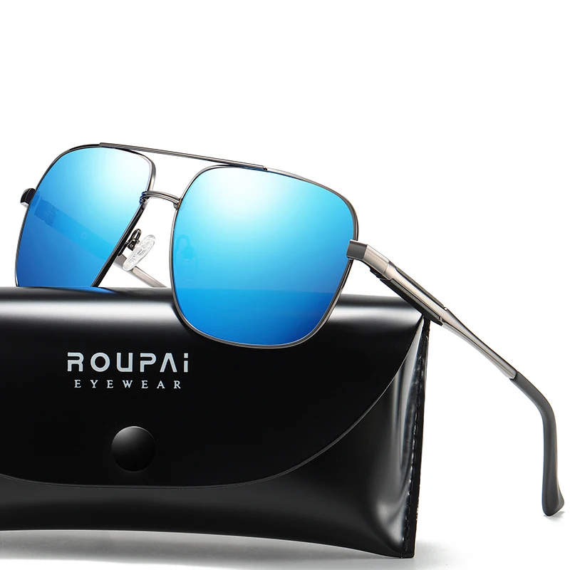Men Vintage Metal Polarized Sunglasses Classic Brand driving Sun glasses Male TAC Lens Driving Shades For Men/Women | Аксессуары для
