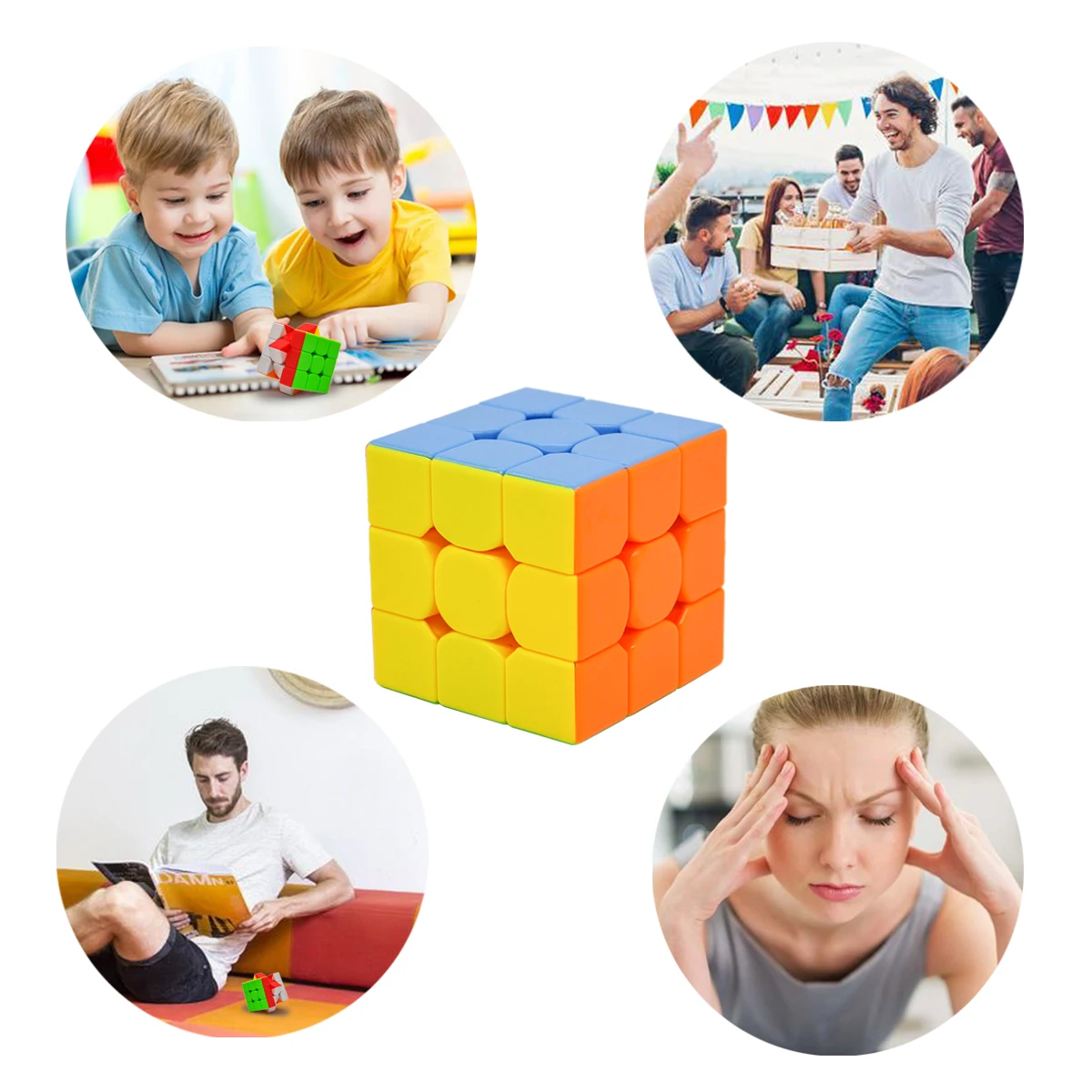 3x3x3 циклонные мини магические кубики для мальчиков пазлы скоростной кубик