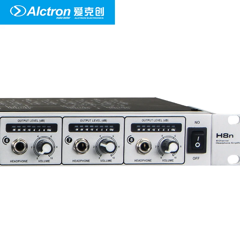 Alctron H8N 8 канальный усилитель для наушников металлический корпус монитор
