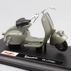 118 весы maisto винтажный Римский стиль праздник Piaggio Vespa 98 1946 125 мотороллер Мотоцикл Велосипед Литье металла игрушки модели для детей