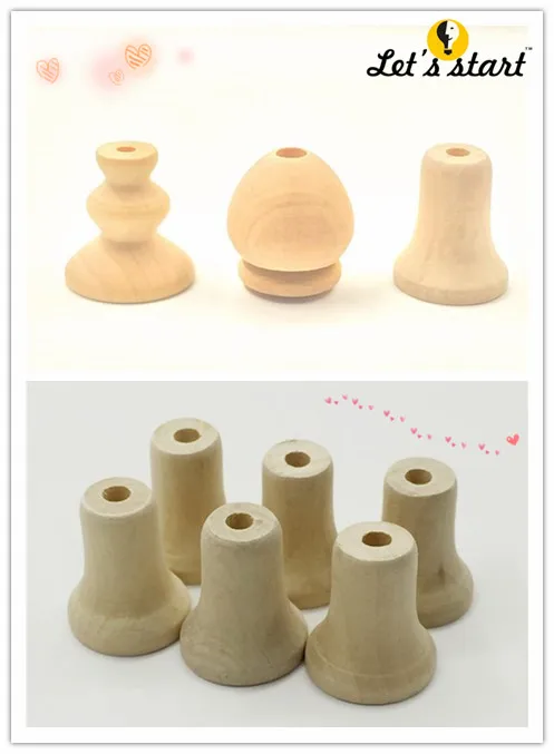 Бесплатная доставка Лотос с деревянной лестницей бусины колокол большая голова