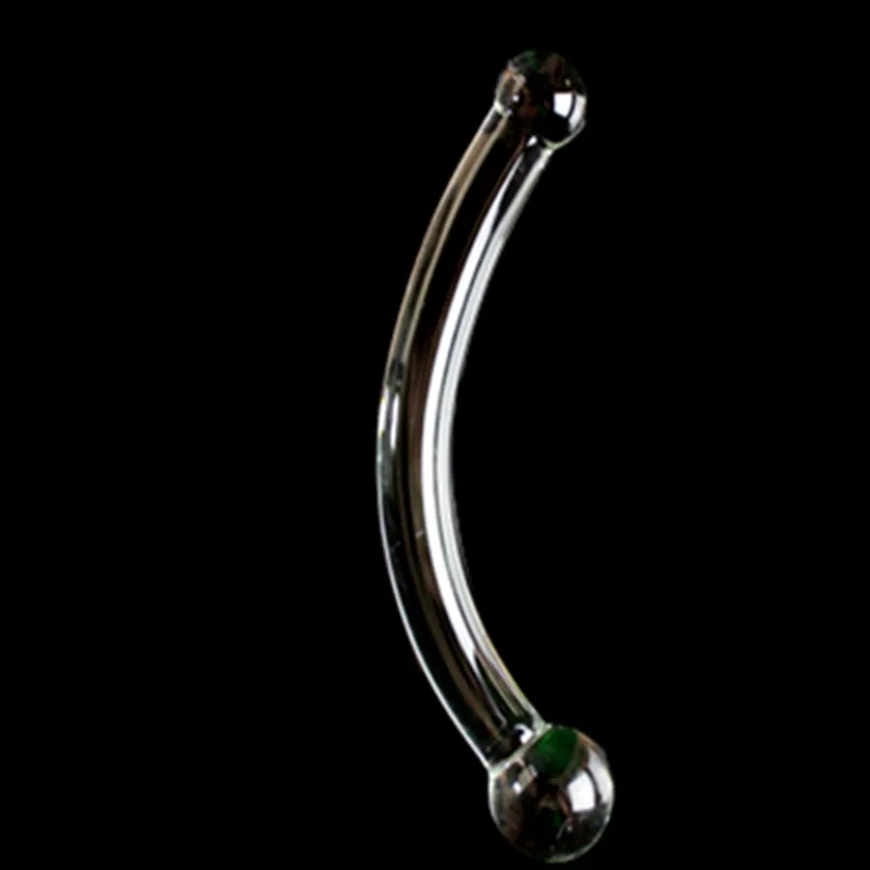 Прозрачный стеклянный фаллоимитатор для мастурбации искусственный пенис Супер