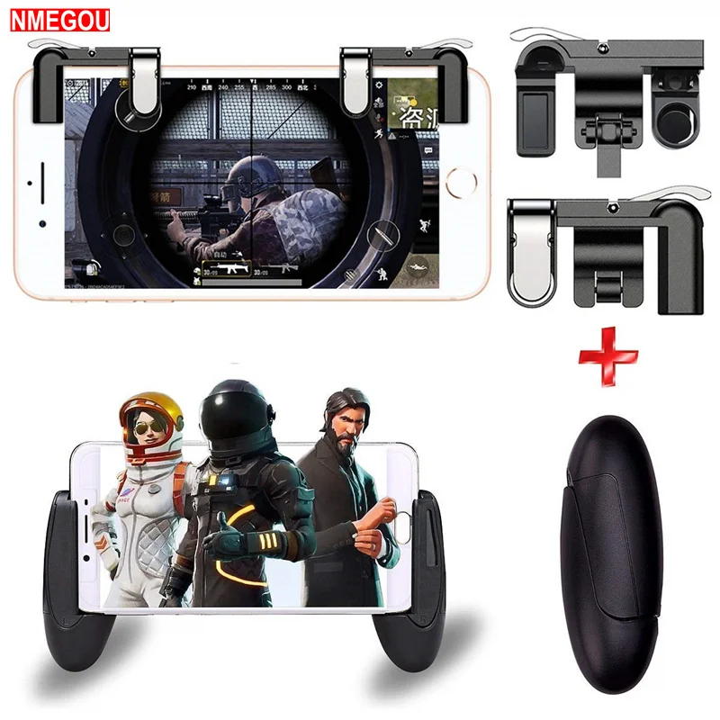 Игровой контроллер для мобильного телефона и джойстик L1R1, триггер для IPhone, samsung, Pubg, правила выживания, игры L1, R1, Gatillos