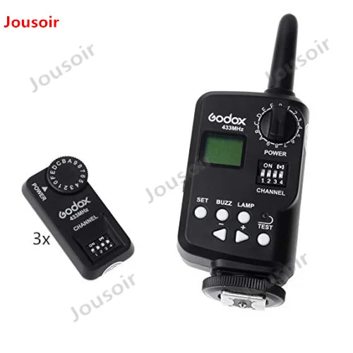 

Godox Ft-16s Wireless Power Control Remote Trigger kit 1x Transmitter+ 3x Receiver for Godox V850/860C/860N Flash Speedlite CD50
