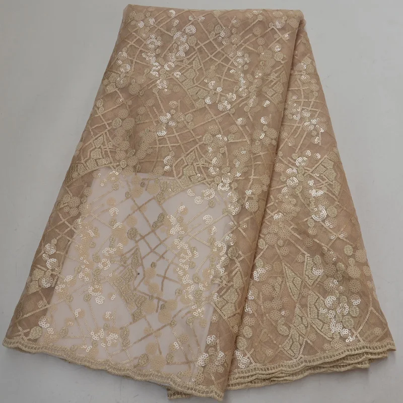 (5yards/pc) royal blue African sequins lace fabric bling French net with embroidery for party dress FLP166 | Дом и сад