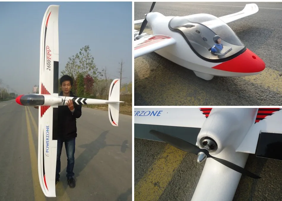 Комплект + двигатель Планер самолета RC 2600 мм 2.6 м FPV системы Skysurfer Рамки