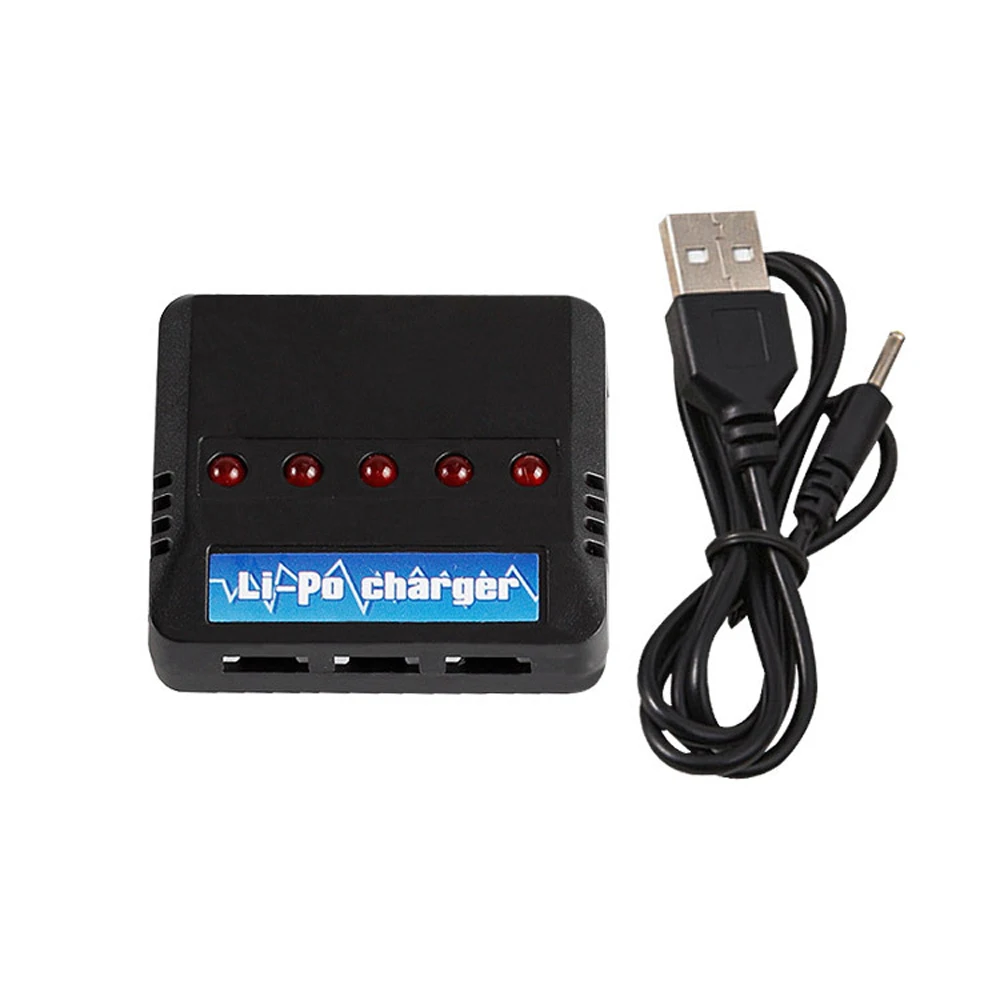 3,7 V 400mAh 802035 Lipo батарея и 4 в 1 зарядное устройство Коробка Набор для H107 H31 KY101 E33C E33 U816A V252 H6C RC Квадрокоптер Дрон