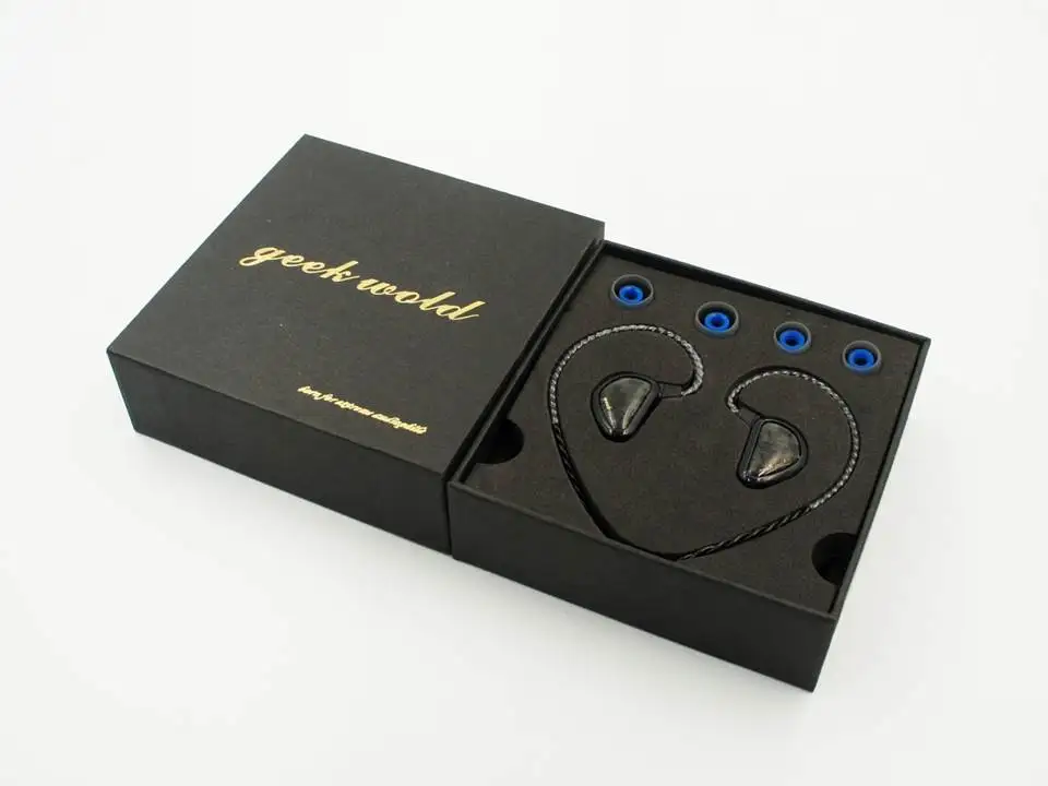 Наушники вкладыши Geek Wold GK3 3 динамических драйвера Hi Fi музыкальный монитор IEMs