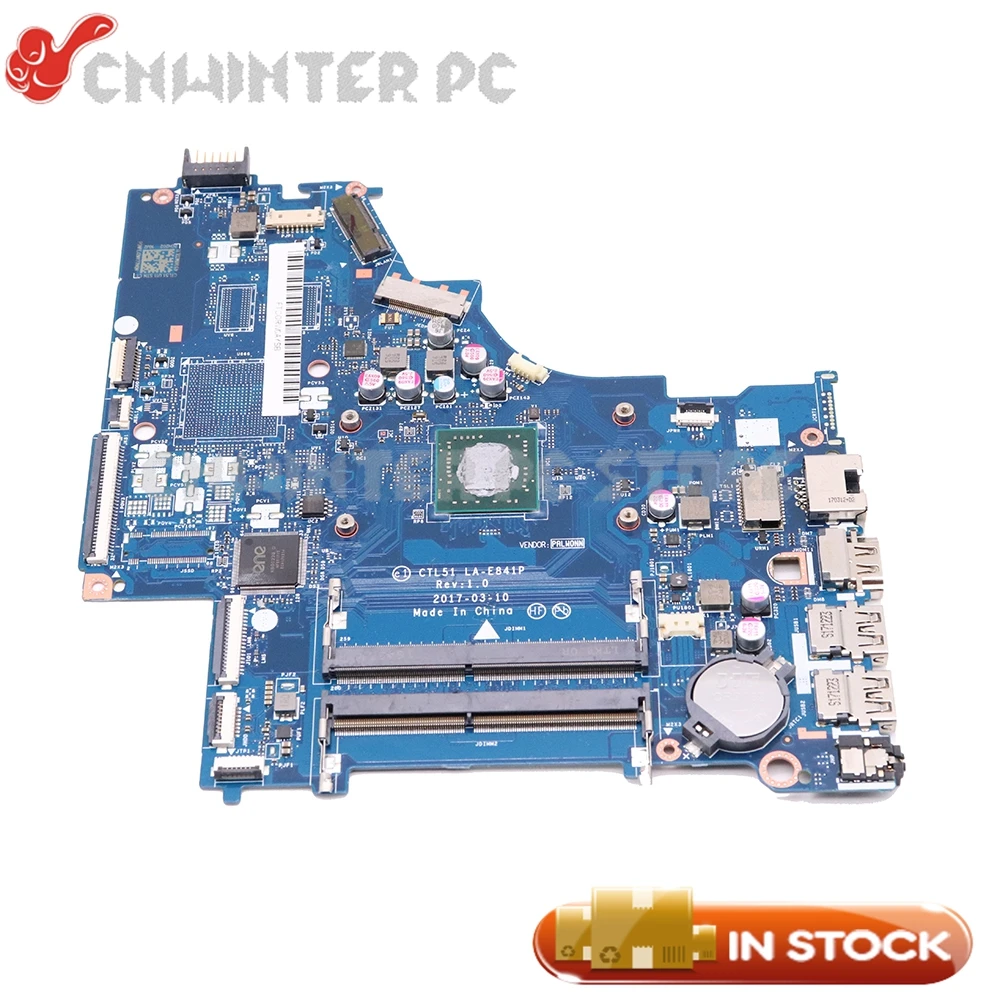 Материнская плата NOKOTION 924720 601 CTL51/53 для ноутбука HP 15 BW bw066sa материнская DDR3 с