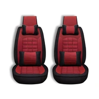 1set winter car seat covers plush cushion cover for car seat protector keep warm redblack car styling