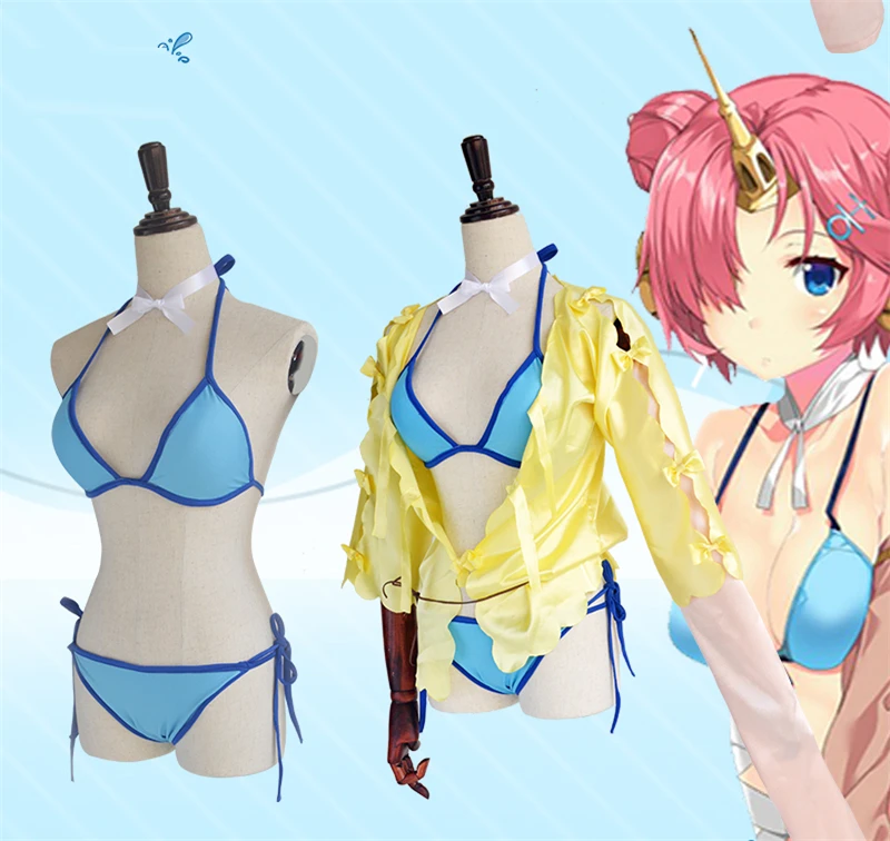 Fate/Grand Order Saber Frankenstein косплей костюм бикини женские летние купальники Косплей