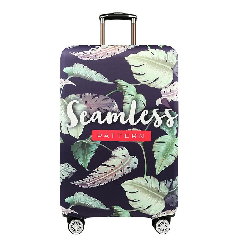 G Luggage Cover Цветочный узор багажный Чехол Эластичный багажный Защитный чехол подходит для 18-32 дюймов костюм чехол Аксессуары для путешествий - Цвет: G Luggage Cover