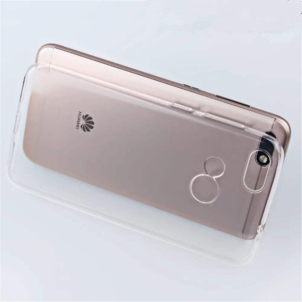 Прозрачный чехол для Huawei p9 lite mini/y6 pro 2017/enjoy 7 5 0 дюймов Мягкий ТПУ Ультра Кристально