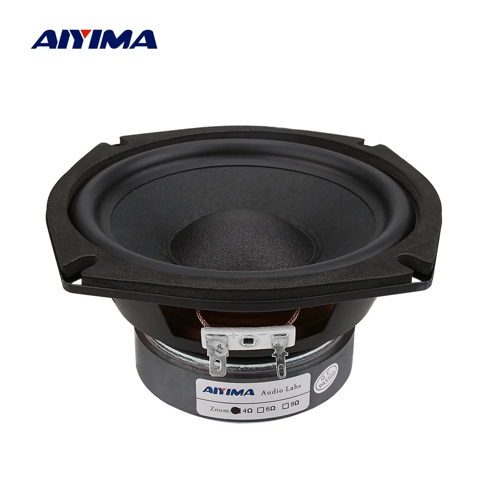 AIYIMA 5.25 Inch Subwoofer Sound Speaker Driver 4 8 Ohm 120W Home Theater Hifi Power Woofer Music Loudspeaker