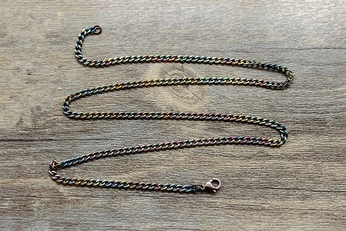 Бесшовное ожерелье из чистого титана цепочка для ключицы с подвеской бесшовное