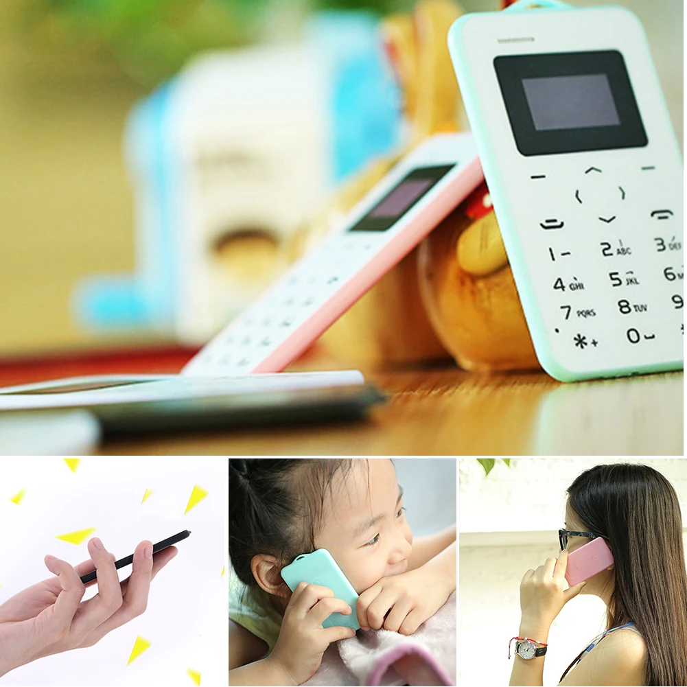 AIEK C6 1 0 ''карта TFT карманный мобильный телефон Bluetooth Календарь