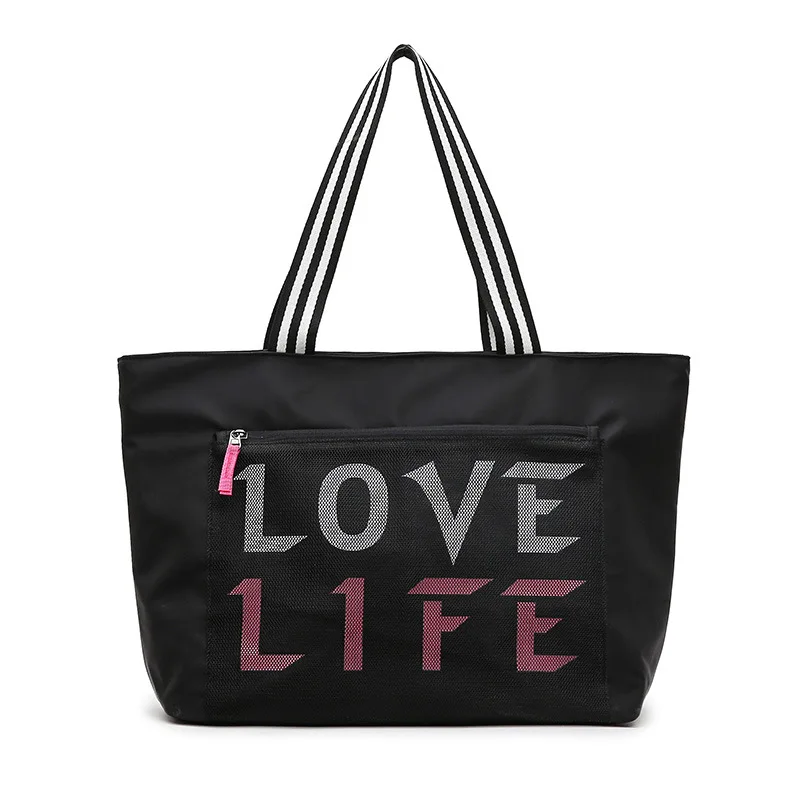 Fitness yoga training bag swimming wet and dry separation women's waterproof bag sports and leisure dual-use canvas shoulder bag